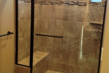 Master Bath-Shower-Tile floor-Window